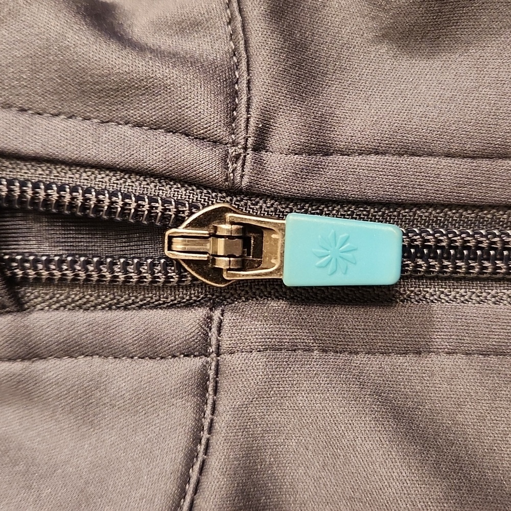 Athleta Salutation women's lightweight running jacket size small gray teal - Picture 6 of 16
